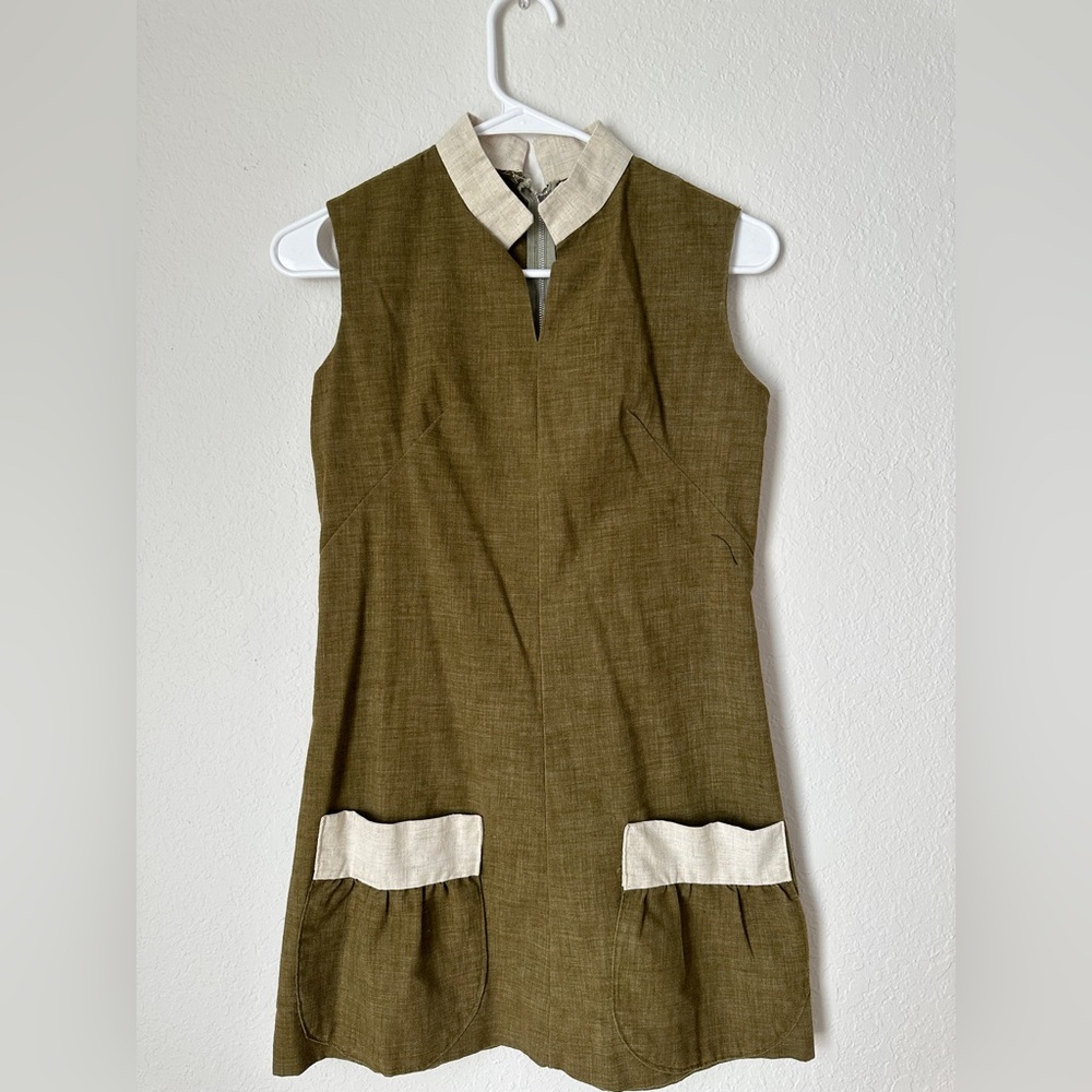 Vintage olive dress